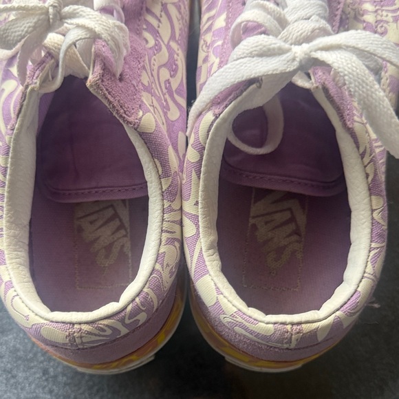 Vans Purple and Yellow Women's Sneakers - Picture 4 of 6